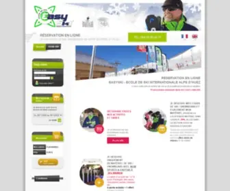 Easyski-Reservation-Cours-DE-Ski-Alpedhuez.com(Ecole de ski et Snowboard l'alpe d'huez) Screenshot