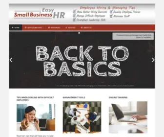 Easysmallbusinesshr.com(The Easy Small Business HR Blog and Podcast) Screenshot