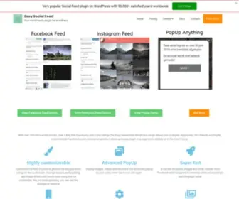 Easysocialfeed.com(Easysocialfeed) Screenshot