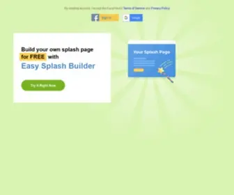 Easysplashbuilder.com(Easysplashbuilder) Screenshot