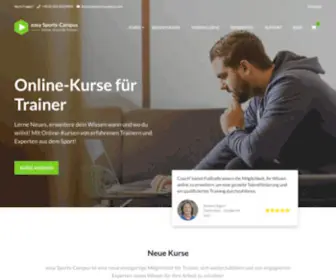 Easysportscampus.com(Online Kurse für Trainer) Screenshot