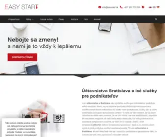 Easystart.sk(Účtovníctvo Bratislava a iné služby) Screenshot