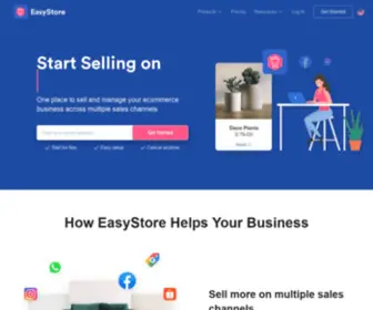 EasyStore.blue(The Ecommerce Platform to Sell on Multiple Sales Channels) Screenshot