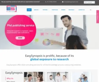 Easysynopsis.com(Best Phd Service) Screenshot