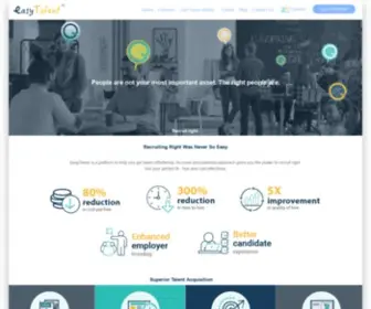 Easytalent.in(AI-powered Talent Acquisition) Screenshot