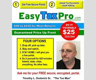 Easytaxpro.com(Easy Tax Pro) Screenshot