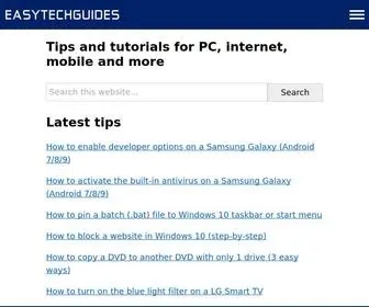 Easytechguides.com(Tips and tutorials for PC) Screenshot
