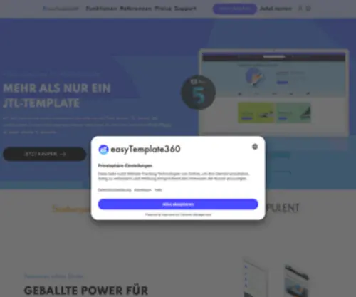 Easytemplate360.de(Easytemplate 360) Screenshot