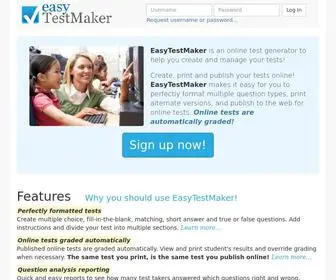 Easytestmaker.com(Easytestmaker) Screenshot
