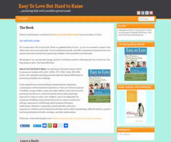 Easytolovebut.com(Easy to Love but Hard to Raise) Screenshot