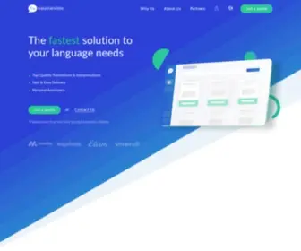 Easytranslate.com(Why us) Screenshot