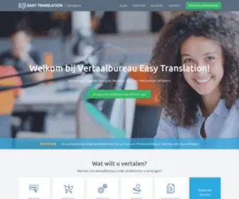 Easytranslation.nl(Vertaalbureau Easy Translation) Screenshot