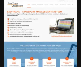 Easytrans.nl(EasyTrans levert een professioneel online Transport Management Systeem (TMS)) Screenshot