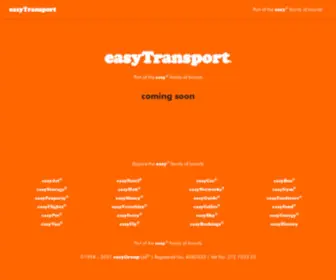 Easytransport.com(Part of the easy family of brands) Screenshot