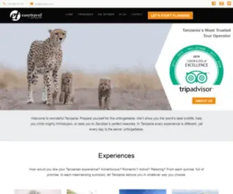 Easytravel.co.tz(Award Winning Tanzania Safaris And Tours) Screenshot