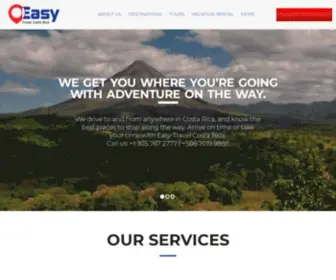 Easytravelcostarica.com(Easy Travel Costa Rica) Screenshot