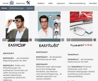 Easytwist.de(Innovative Brillenfassungen) Screenshot