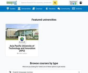 Easyuni.com(Study Abroad in Top Universities) Screenshot
