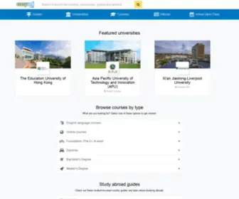 Easyuni.mu(#1 Education Website in Mauritius) Screenshot