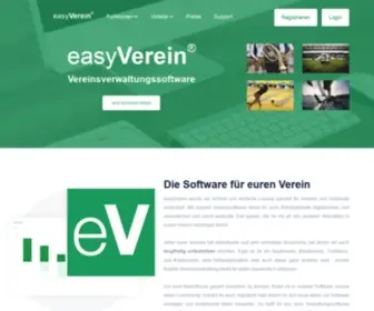 Easyverein.com(Digitale Vereinsverwaltung in der Cloud) Screenshot