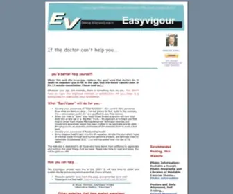 Easyvigour.net.nz(EasyVigour Home Page for "Self) Screenshot