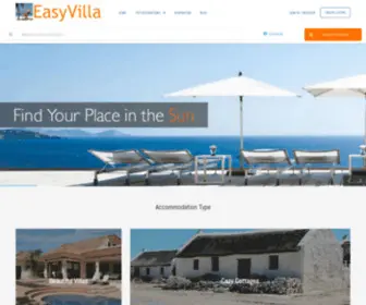 Easyvilla.com(Find Your Perfect Holiday Accommodation) Screenshot