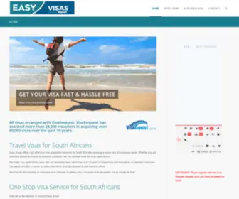 Easyvisas.co.za(Easyvisas) Screenshot