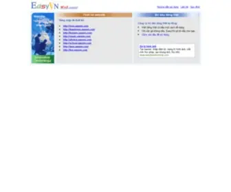 Easyvn.com(Mail Service and Personal Website for Vietnamese) Screenshot