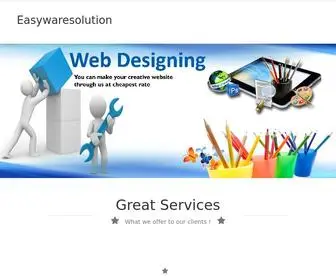 Easywaresolution.com(HTML5 Template) Screenshot