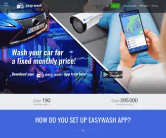 Easywash.com(Wash your car for a fixed monthly prices) Screenshot