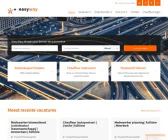 Easyway.nl(Easy Way is al 28 jaar de specialist binnen de automotive. Met ruim 100.000 opdrachten op jaarbasis) Screenshot