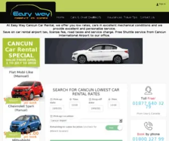 Easywayrentacar.com(Cancun Car Rental ▷ Best Deals) Screenshot