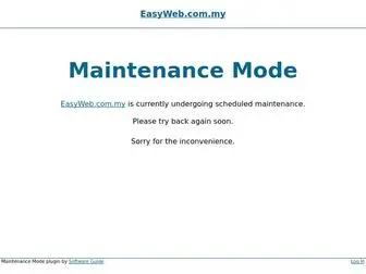 Easyweb.com.my(Maintenance Mode) Screenshot