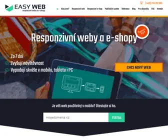 Easyweb.cz(Responzivní design) Screenshot