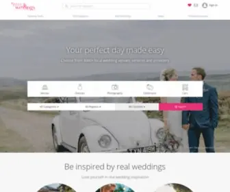 Easyweddings.co.uk(Easy Weddings UK) Screenshot