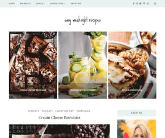Easyweeknightrecipes.com(Easy Weeknight Recipes) Screenshot