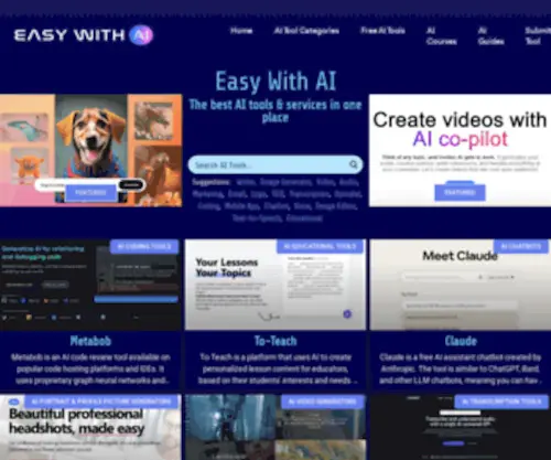 Easywithai.com(Easy With AI) Screenshot