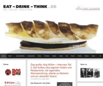 Eat-Drink-Think.de(Die kulinarische Onlinezeitung) Screenshot