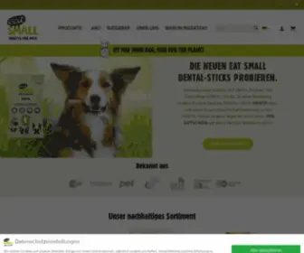 Eat-Small.com(Premium Hundefutter aus Insektenprotein) Screenshot