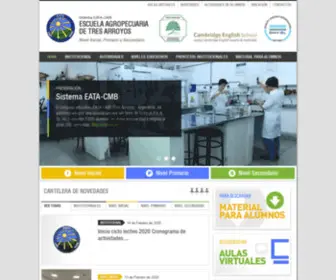 Eata-CMB.edu.ar(Escuela Agropecuaria de Tres Arroyos) Screenshot