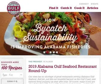 Eatalabamaseafood.com(Eat Alabama Seafood) Screenshot