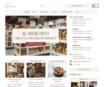 Eataly.ca(Discover Eataly Toronto) Screenshot