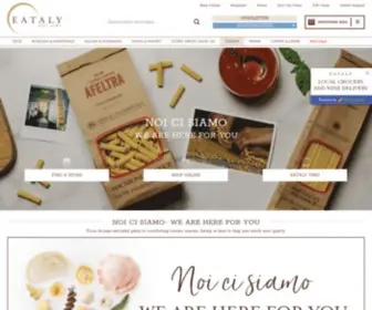 Eataly.com(Eat, Shop, Learn High-Quality Italian Food) Screenshot