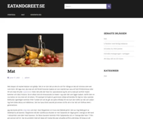 Eatandgreet.se(Eatandgreet) Screenshot