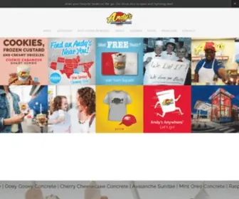Eatandys.com(Andy's Frozen Custard) Screenshot