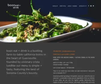 Eatatboon.com(Boon eat + drink) Screenshot