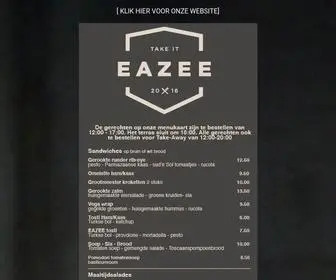 Eatateazee.nl(Eat At Eazee) Screenshot