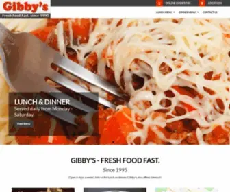 Eatatgibbys.com(Lunch & Dinner) Screenshot