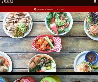 Eatatgreen.com(Green Vegetarian Cuisine) Screenshot