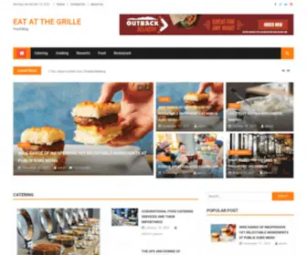 Eatatthegrille.com(Food Blog) Screenshot